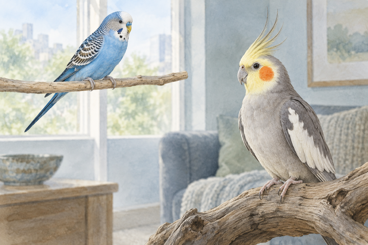 Budgie vs Cockatiel: Which Fits Your Home and Routine?